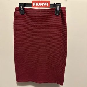 Charlotte Russe Midi Pencil Skirt